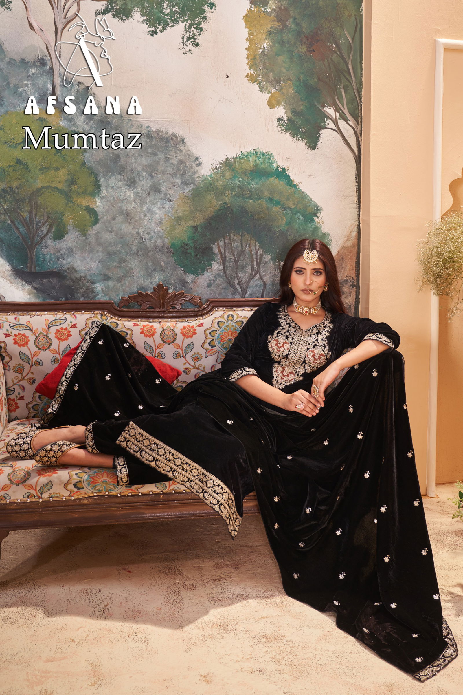 Mumtaz By Afsana Velvet Readymade Suits Wholesale Shop In Surat 
